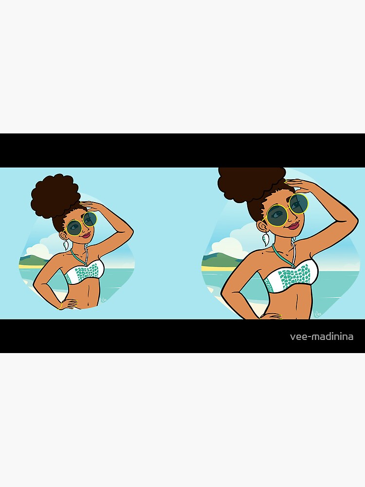 Thumbnail 6 of 6, Coffee Mug, Caribbean at the beach designed and sold by vee-madinina.