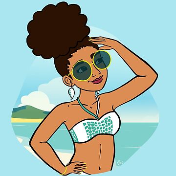 Artwork thumbnail, Caribbean at the beach by vee-madinina