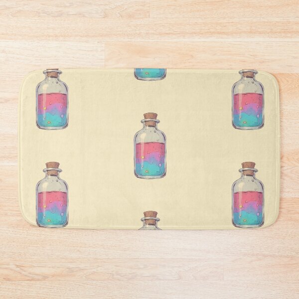 Item preview, Rainbow Potion Bottle in Pastel Dreamscape Comic Style designed and sold by MadeByHaresShop.