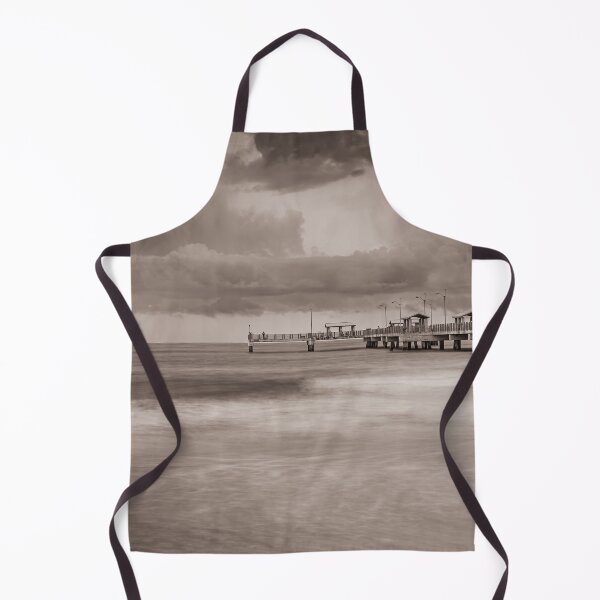 Item preview, Fort DeSoto Skyway Bridge Florida black and white storm clouds bridge stretches across the horizon under dramatic billowing clouds designed and sold by EyezWatchin.
