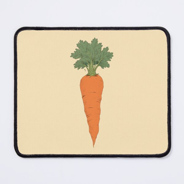 Item preview, Vibrant Carrot in Pastel Landscape Ligne Claire Comic Style designed and sold by MadeByHaresShop.