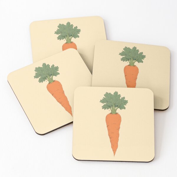 Item preview, Vibrant Carrot in Pastel Landscape Ligne Claire Comic Style designed and sold by MadeByHaresShop.