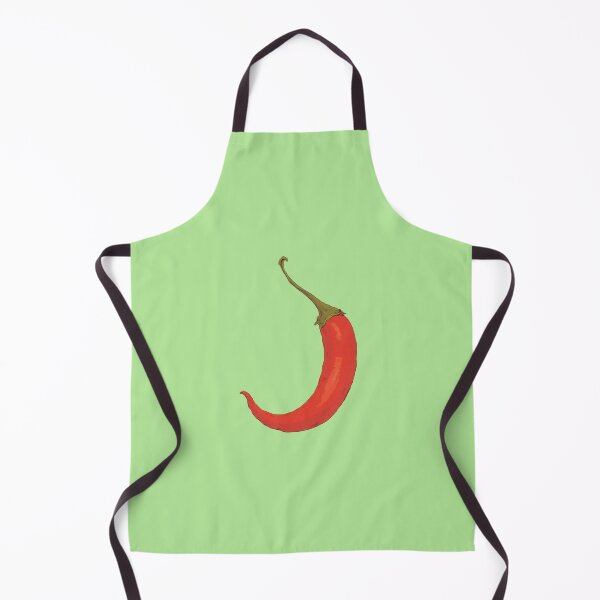 Item preview, Vibrant Red Chili Pepper in Ligne Claire Comic Style designed and sold by MadeByHaresShop.