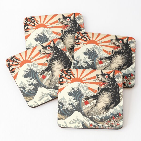 Item preview, Dogzilla Dog Japanese Art Funny Dog Gifts For Men Women Kid  designed and sold by VISIONARTIST.