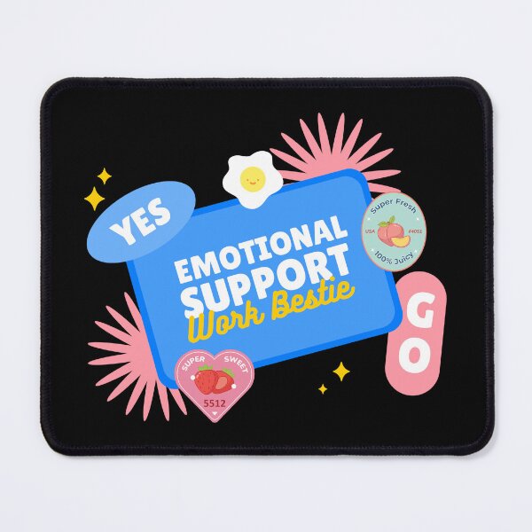 Item preview, Emotional Support Work Bestie Office Gift designed and sold by Glint-Design.