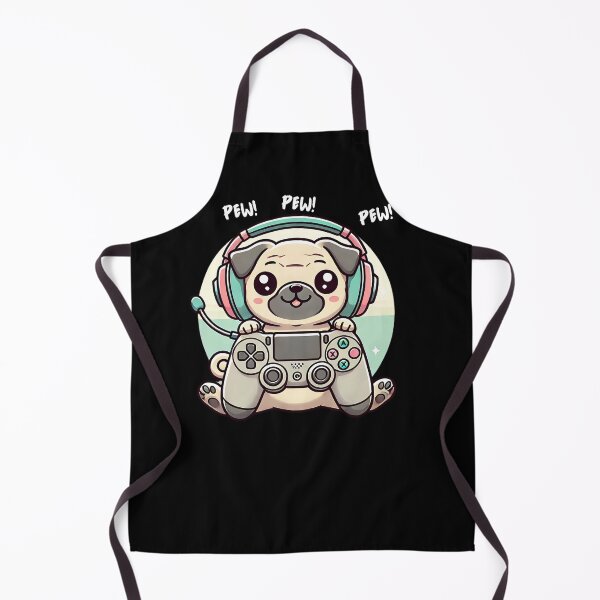 Item preview, Video Gamer Pug Doge Meme Lover Kawaii designed and sold by The Art of Kkatarynka.