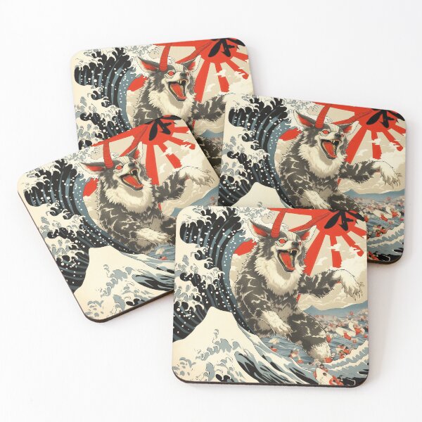 Item preview, Dogzilla Dog Japanese Art Funny Dog Gifts For Men Women Kid  designed and sold by VISIONARTIST.