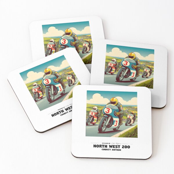 Item preview, North West 200 - Vintage Poster Style designed and sold by cmphotographs.