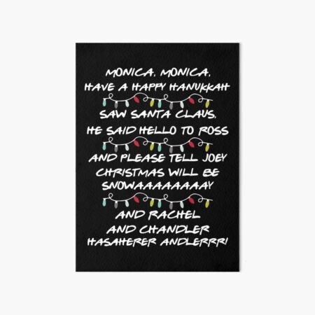 Item preview, Have A Happy Hanukkah Christmas, Phoebe's Song, Funny Monica  designed and sold by PalanRerumi.