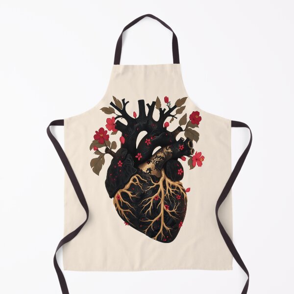 Item preview, Anatomical heart with flowers designed and sold by xiao xuans.