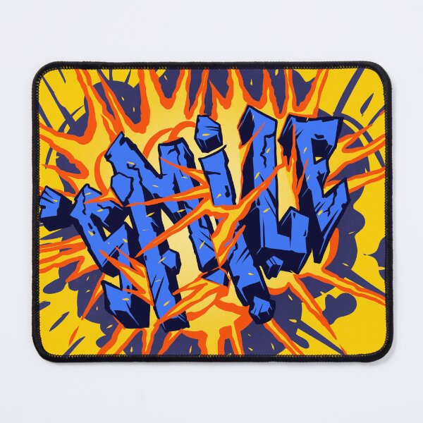 Item preview, exploding graffiti "smile" designed and sold by kextr.