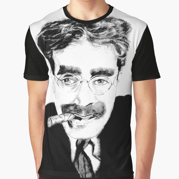 Vista previa del artículo con la obra «Groucho Marx», diseñado y vendido por AllansArts.