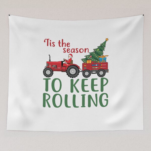 Item preview, Santa on Tractor Christmas  designed and sold by jaygo.