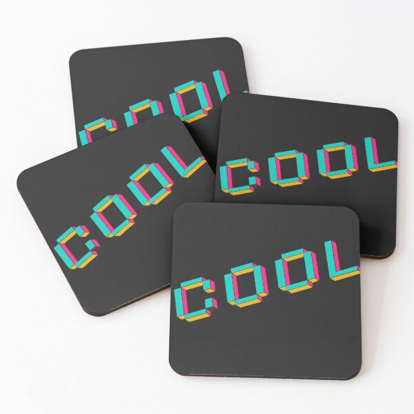Item preview, Design with multicolored 3d pixelated typography: "cool". designed and sold by StyleFused.