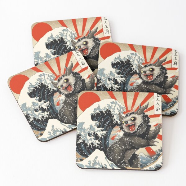 Item preview, Dogzilla Dog Japanese Art Funny Dog Gifts For Men Women Kid  designed and sold by VISIONARTIST.
