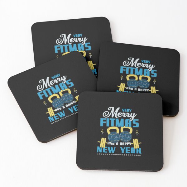Item preview, Merry fitmas and a happy new year designed and sold by ThreadmyCanvas.
