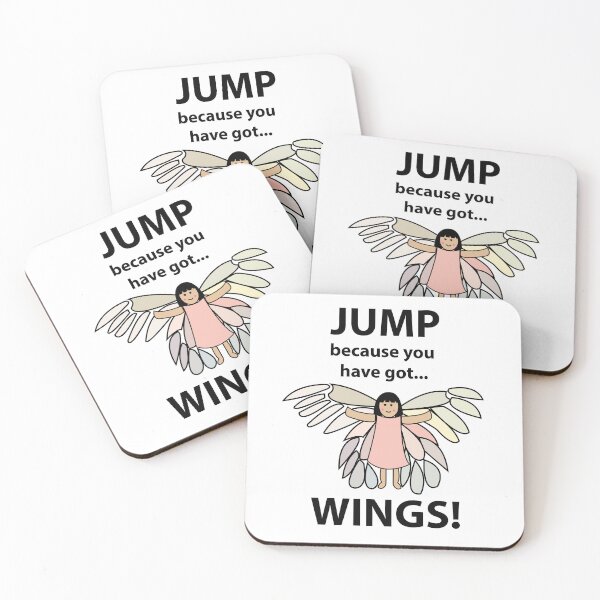 Item preview, Wings Jump Because You Have Got Wings designed and sold by Nisha Prabhu.