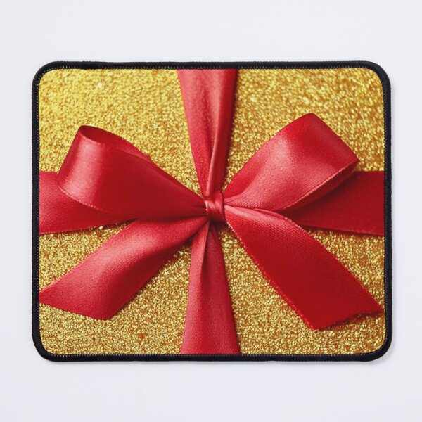 Item preview, Christmas Giftbox Yellow Sparkling Box with Red Ribbon designed and sold by rclwow.