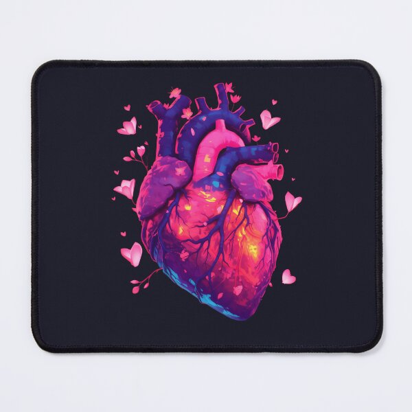 Item preview, Anatomical heart with flowers designed and sold by xiao xuans.
