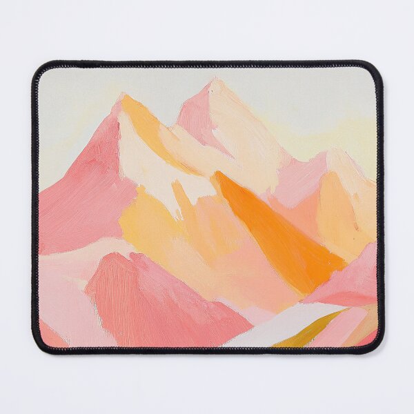 Item preview, Mountains Minimalist Pastel Nature Pink designed and sold by ArtHouseNiklas.