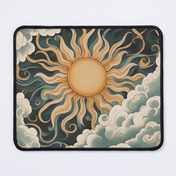 Item preview, A design of an elegant flowing clouds and sun.  designed and sold by HEMRO.