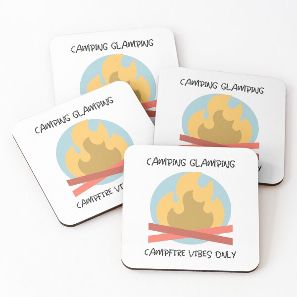 Item preview, Camping Glamping. Camping vibes only designed and sold by FirstTimeTees.