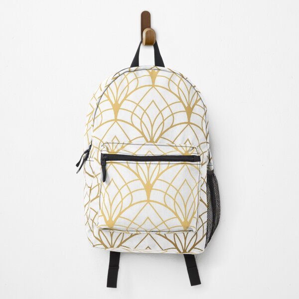Item preview, White and gold art deco designed and sold by LaPetiteBelette.