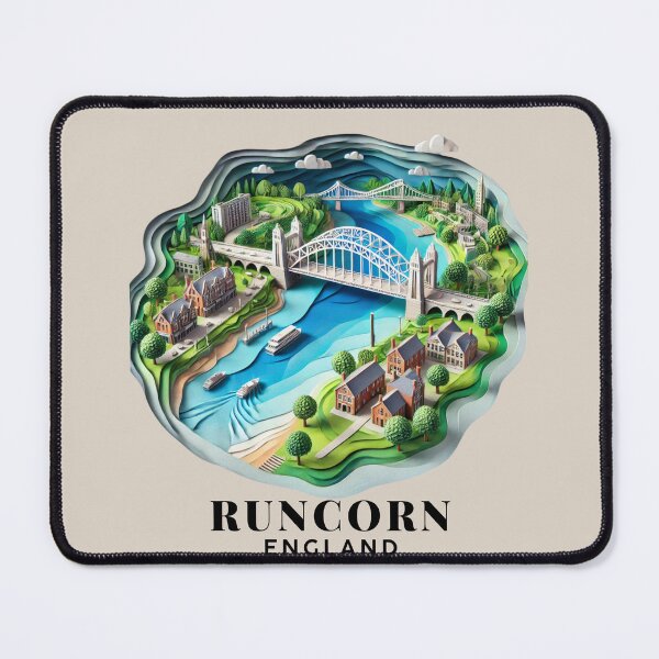 Item preview, Runcorn. mersey gateway bridge designed and sold by swiftbinaries.