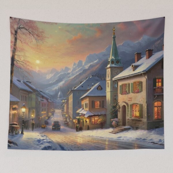 Item preview, Winter Wonderland in the Heart of Town designed and sold by BlareBlare.