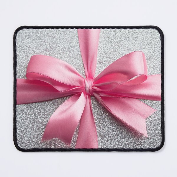Item preview, Christmas Giftbox Silver Sparkling Box with Pink Ribbon designed and sold by rclwow.