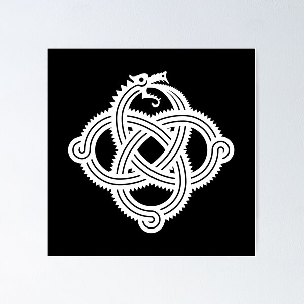 Item preview, Ouroboros Dragon Knot, Jormungandr designed and sold by OniPicturesShop.
