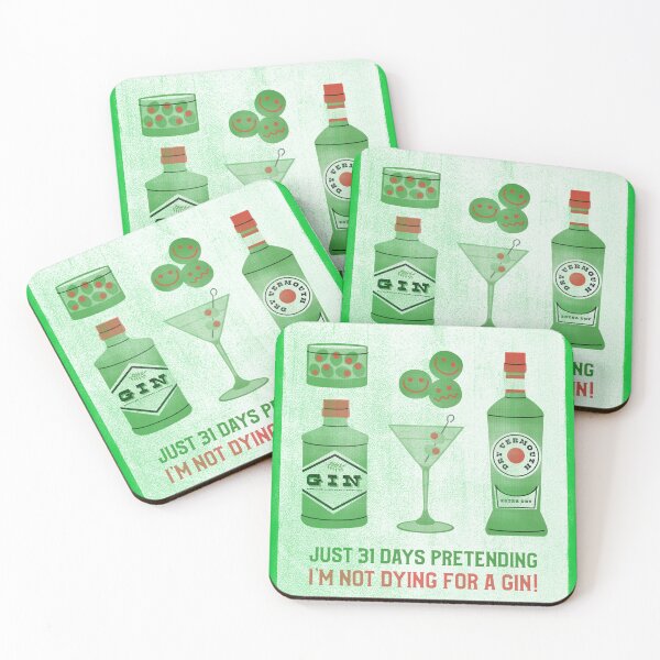 Item preview, Dry January - 31 Days No Gin designed and sold by Grin22.