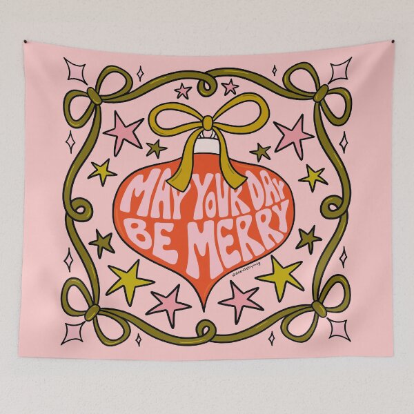 Item preview, May Your Day Be Merry designed and sold by doodlebymeg.