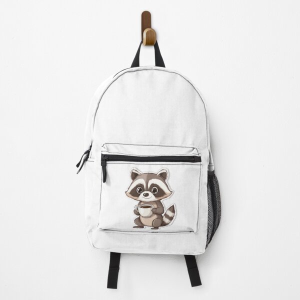 Item preview, Raccoon Enjoying a Cup of Coffee designed and sold by Enea Kelo.