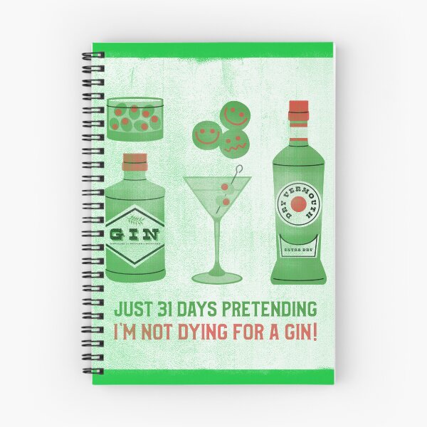Item preview, Dry January - 31 Days No Gin designed and sold by Grin22.