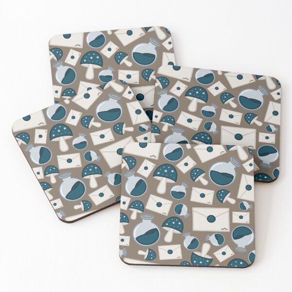 Item preview, Cottagecore Blue Alchemist Pattern designed and sold by TheEclecticKat.