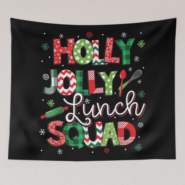 Item preview, Jolly Lunch Squad Funny Lunch Lady Christmas Lunch Lady designed and sold by DienesAngele.