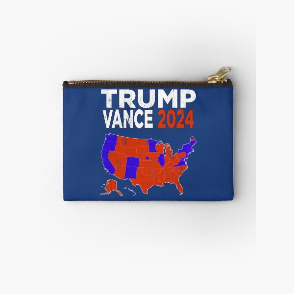 Item preview, Trump Vance '24 Retro Logo Red White Blue Election Map Donald JD 2024 24 Red States Electoral College designed and sold by arcadetoystore.