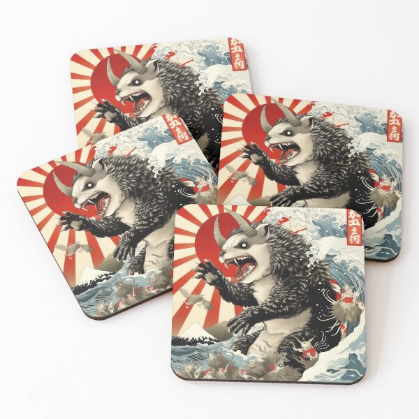 Item preview, Dogzilla Dog Japanese Art Funny Dog Gifts For Men Women Kid  designed and sold by VISIONARTIST.