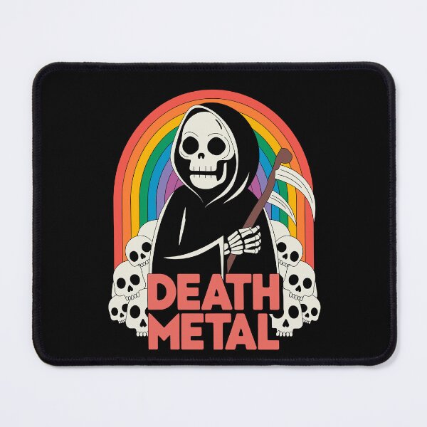 Item preview, Death Metal - Retro Grim Reaper Design designed and sold by Serbin.