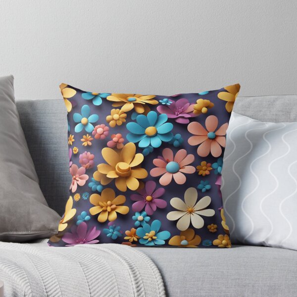 Item preview, Ditsy Floral 3D Bliss Seamless Pattern 3 designed and sold by Tom-Johnson.
