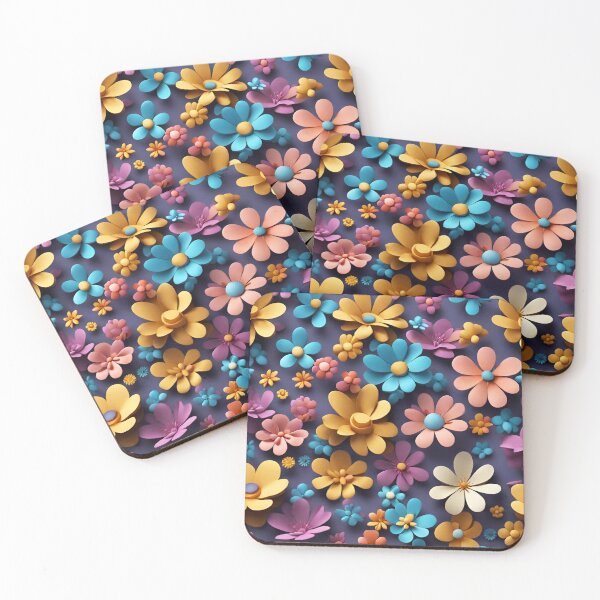 Item preview, Ditsy Floral 3D Bliss Seamless Pattern 3 designed and sold by Tom-Johnson.