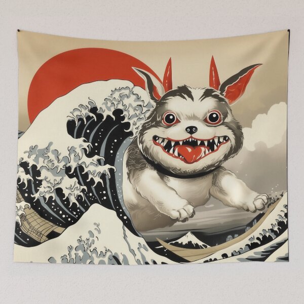 Item preview, Dogzilla Dog Japanese Art Funny Dog Gifts For Men Women Kid  designed and sold by VISIONARTIST.