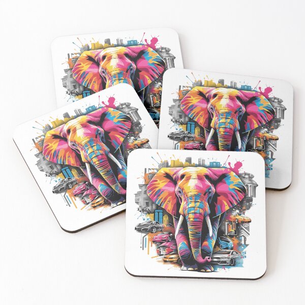Item preview, The wild elephant with town designed and sold by Shoptharinz.