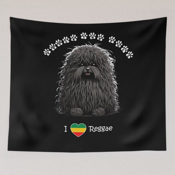 Item preview, Poole the Puli: I love Reggae designed and sold by IrgumS.