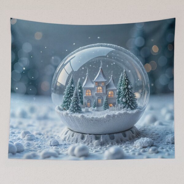 Item preview, A snow globe with a winter scene inside. designed and sold by Creative88Art.