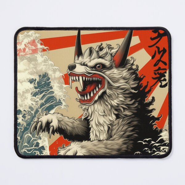 Item preview, Dogzilla Dog Japanese Art Funny Dog Gifts For Men Women Kid  designed and sold by VISIONARTIST.