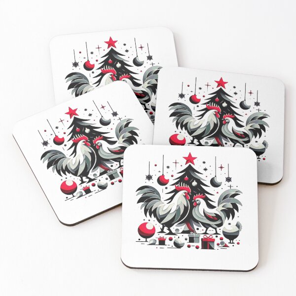Item preview, Christmas Chicken Lover Xmas Santa Hat Funny Farm Merry Christmas Lights Chicken Farmer designed and sold by Creat-Des.