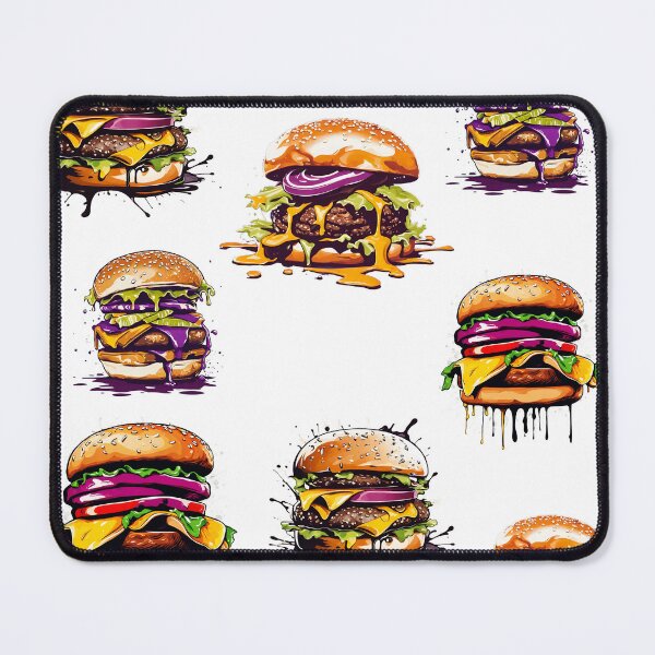 Item preview, Splashy Burger Abstract Design Pattern 1 designed and sold by Tom-Johnson.