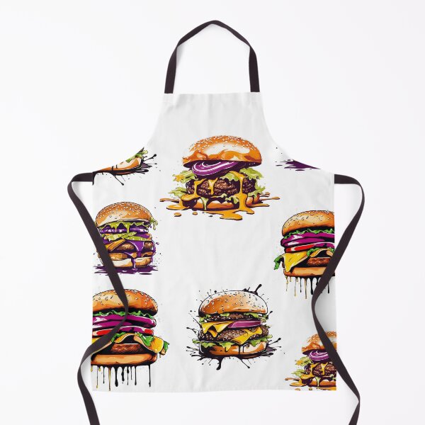 Item preview, Splashy Burger Abstract Design Pattern 1 designed and sold by Tom-Johnson.